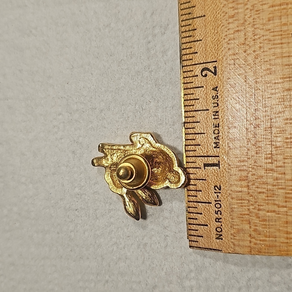 Avon Rhinestone Rabbit Pin Brooch - Picture 7 of 7